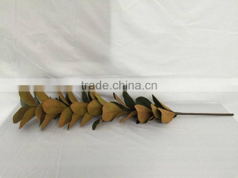 Top quality window display decorative artificial magnolia leaf garland
