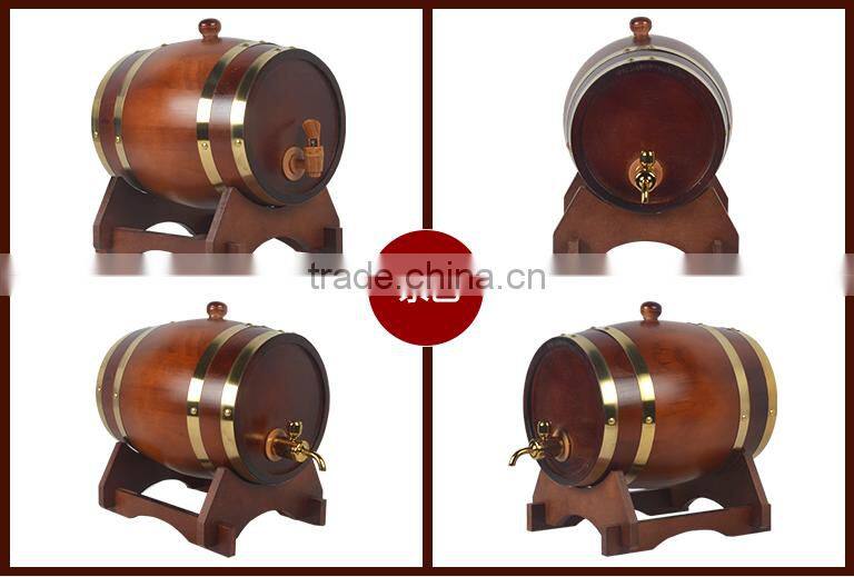 Exquisite handmade wood wine barrel