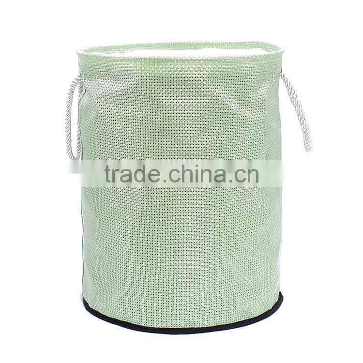 Modern Cotton Rope Hand Solid Waterproof Laundry Basket with Handles