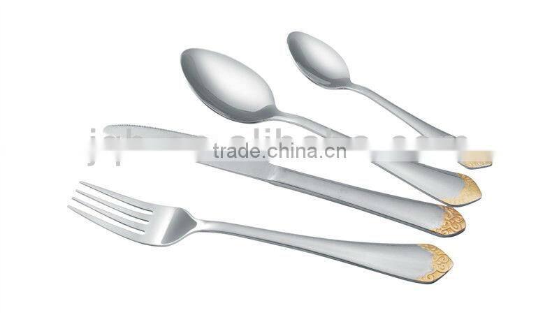 Stainless Steel Knife Spoon And Fork Tableware Set
