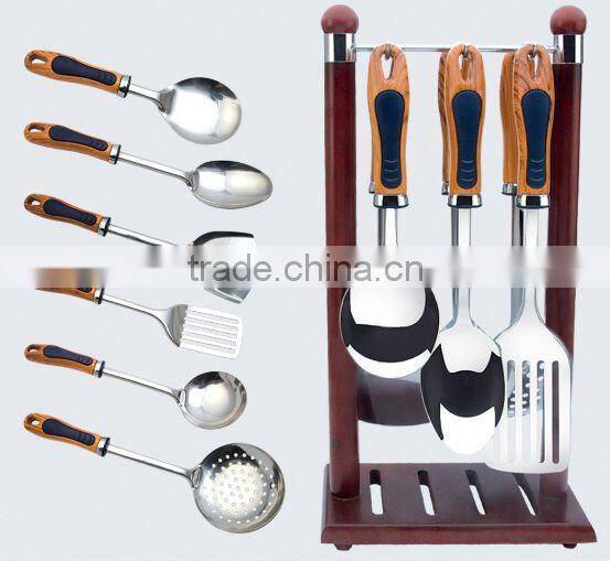 7 pieces Stainless Steel bakelite handle kitchen tools