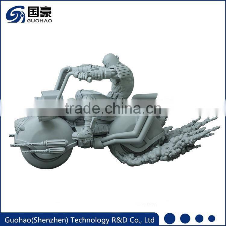 Shenzhen Custom plastic board game parts souvenirs motorcycle sculptures crafts