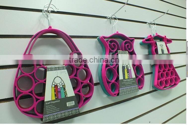 owl/dress/bag shape Multifunctional metal hanger for scarf