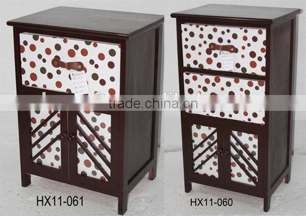 Vintage Dresser Furniture Whisky Cabinet with 2 Drawers and 1 Door