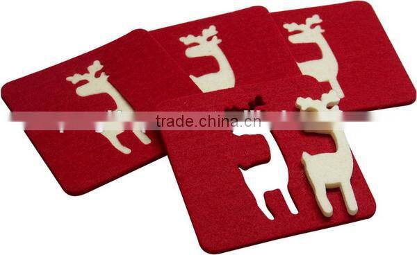 2017 China hot sale practical new products home party interior decoration eco friendly useful item handmade felt anti slip mat