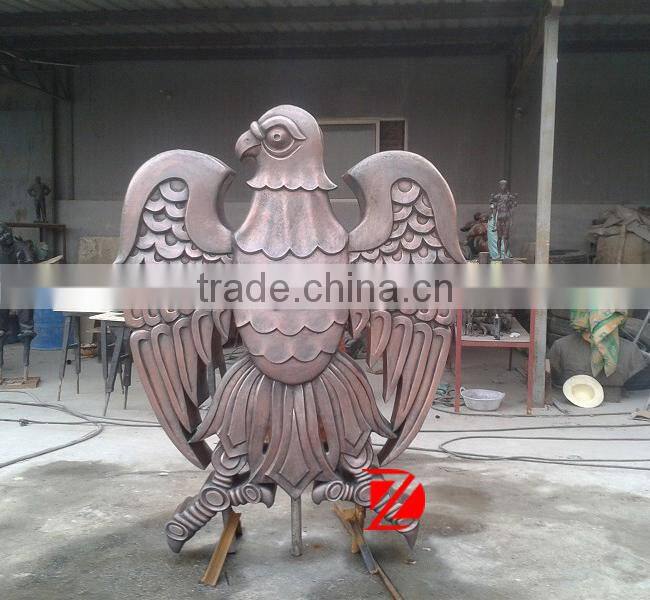 bronze famous bird relief wall sculpture
