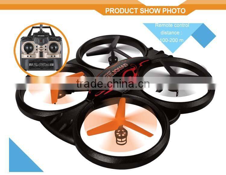 2015 HOT SALE 2.4G RC 4-axle UFO radio control flycam quadcopter drone