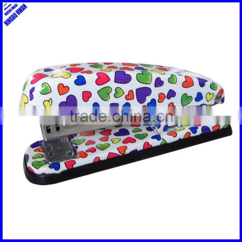 2015 new design funny floral printed stapler