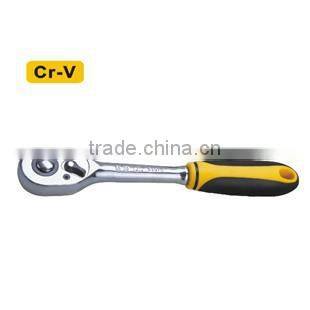 72 teeth yellow and black plastic Ratchet handle with quick release