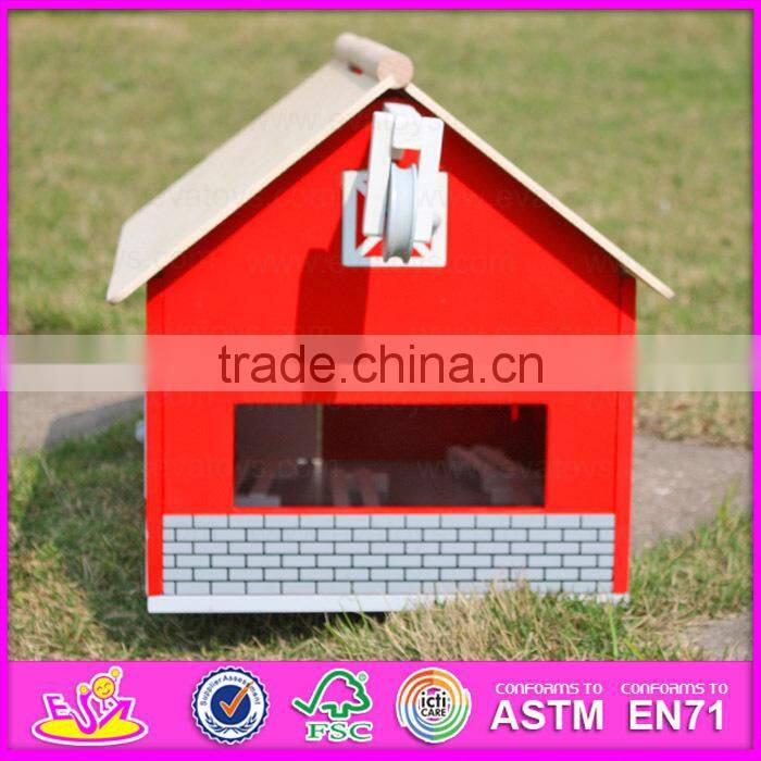 Funny girl play set wooden wooden barn toy best design kids wooden barn toy W06A105-S