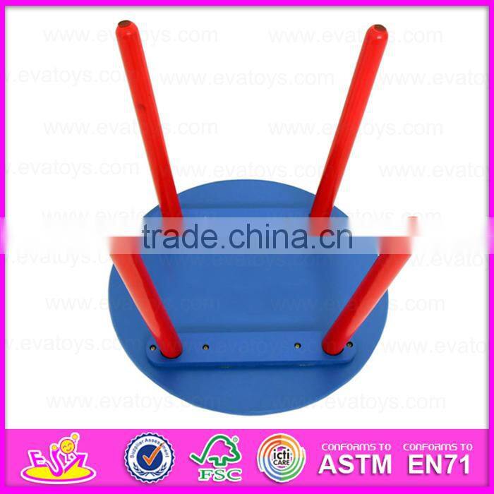 2015 New wooden table set for kids,Popular wooden toy table set for children,High quality Wooden Table and 2 Chairs WO8G137