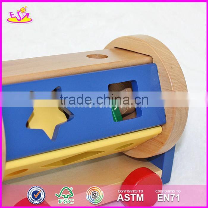 2017 New design funny play wooden best toys for toddlers W04A294