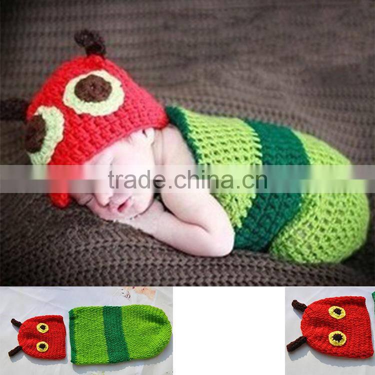 Baby Photography Clothing Hand-knit Baby Sweaters Cute Cartoon Clothing Sets