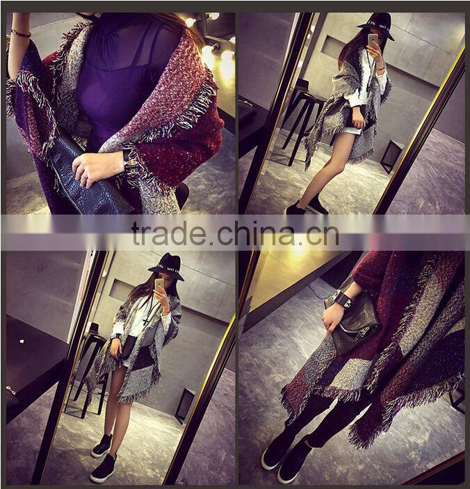 Winter Promotional Cheap Fashionable Acrylic Scarf Wholesale Scarf Shawl For Women