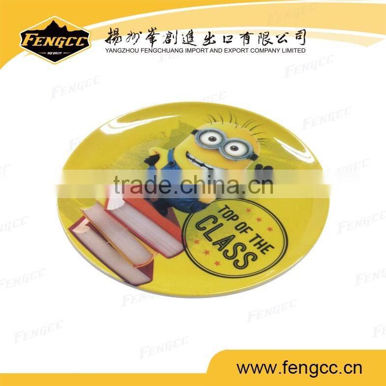 cartoon printing cheap melamine plate,melamine dish