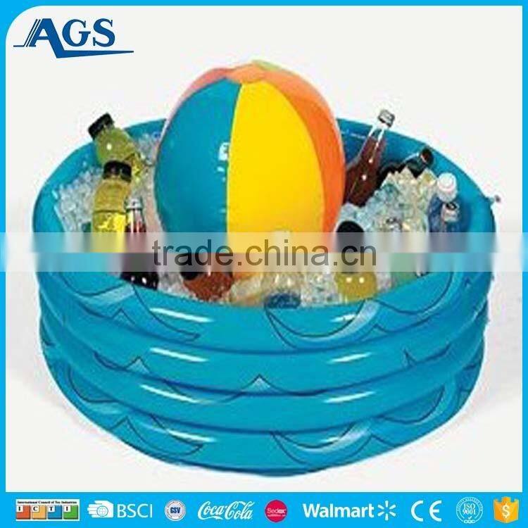 Hot sale blue inflatable cooler with colorful Inflatable Beach Ball