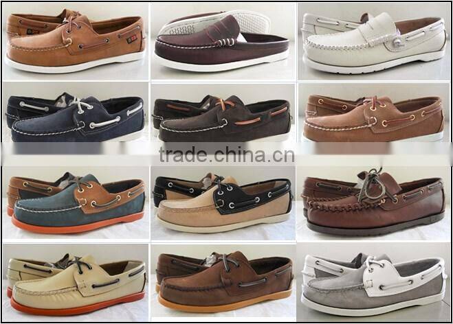 Handsewn Blucher Moccasin Construction Leaher Shoes Loafer shoes Boat shoes