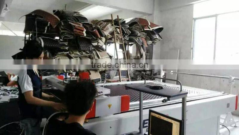 IECHO Leather Car Seat Cover Cutting Machine with Electric Oscillating knife