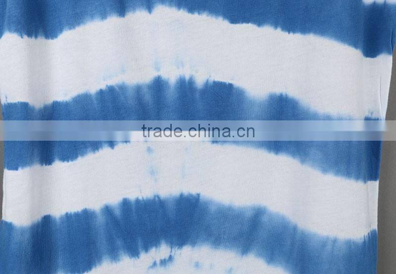 Girls fashion tie dye t-shirt /tie dye blouse/tie dye tank top