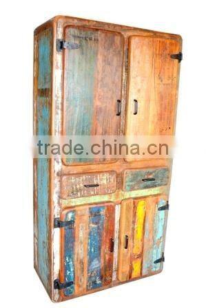 Retro Wooden Wardrobe