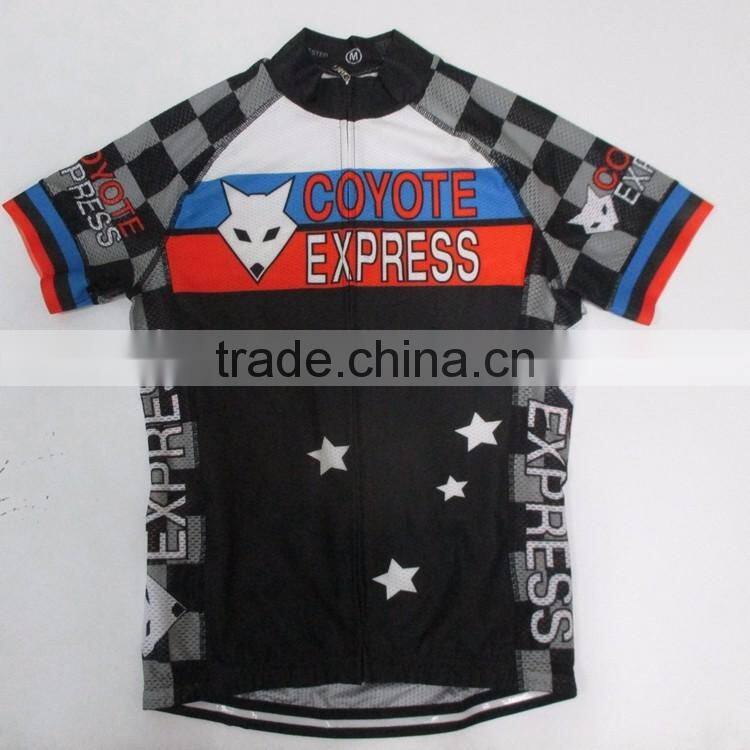 2017 design your own MITI fabric sublimated china custom men's cycling jersey printing