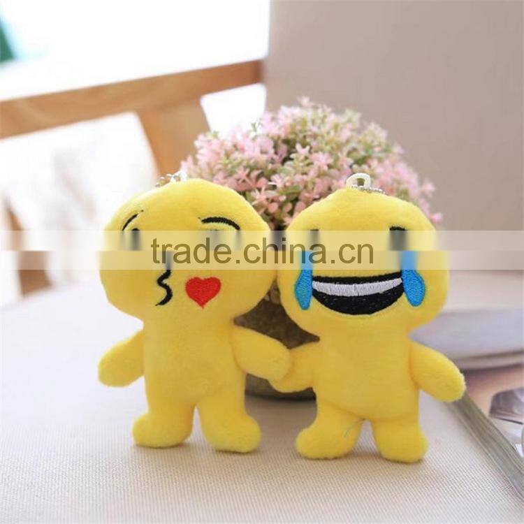 hot sale caroon cute turtle keychain emoji plush keychains