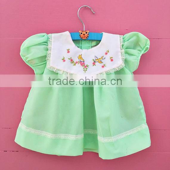 2017 wholesale boutique toddler clothing dress shirt newborn baby clothes prom dress