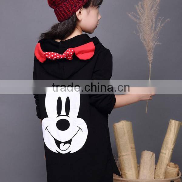 Cartoon Mickey Pattern Sweatshirt Long Sleeve Lovers Hoodie
