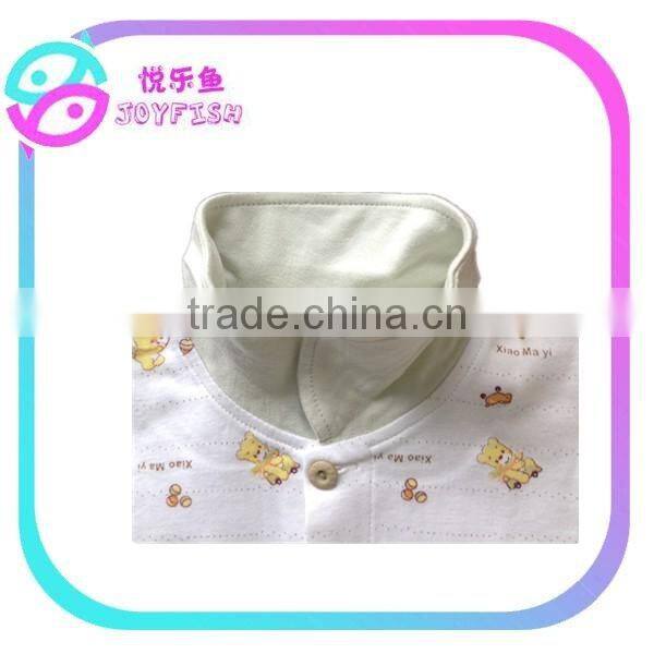 Round collar printed baby clothes
