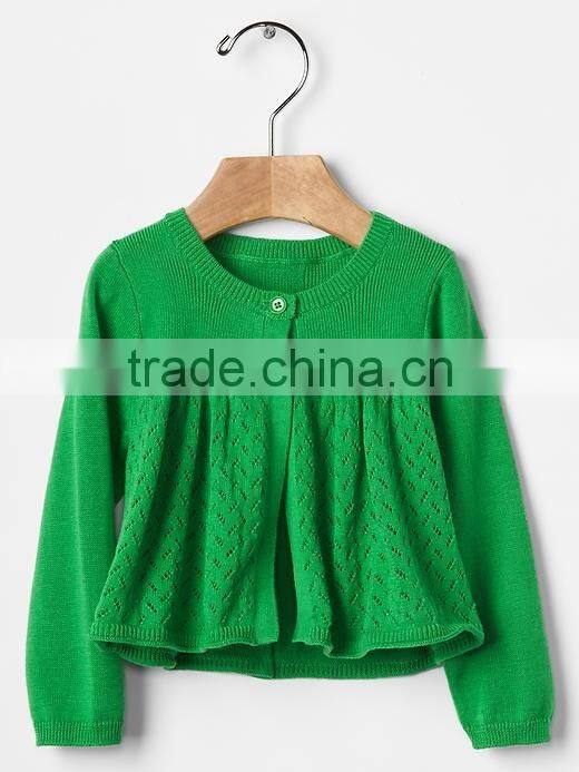 High quality low price baby girl cotton clothes sweater
