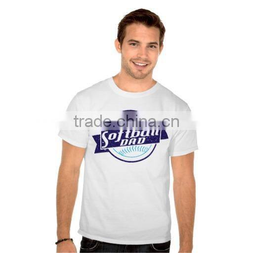 2015 hot 60% cotton 40% polyester color plain tee shirts custom print