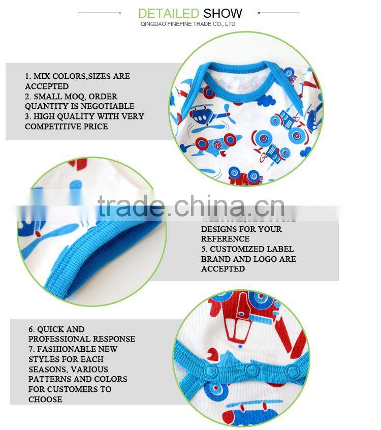 Color Cotton Lace Joint Baby Romper Baby Clothes