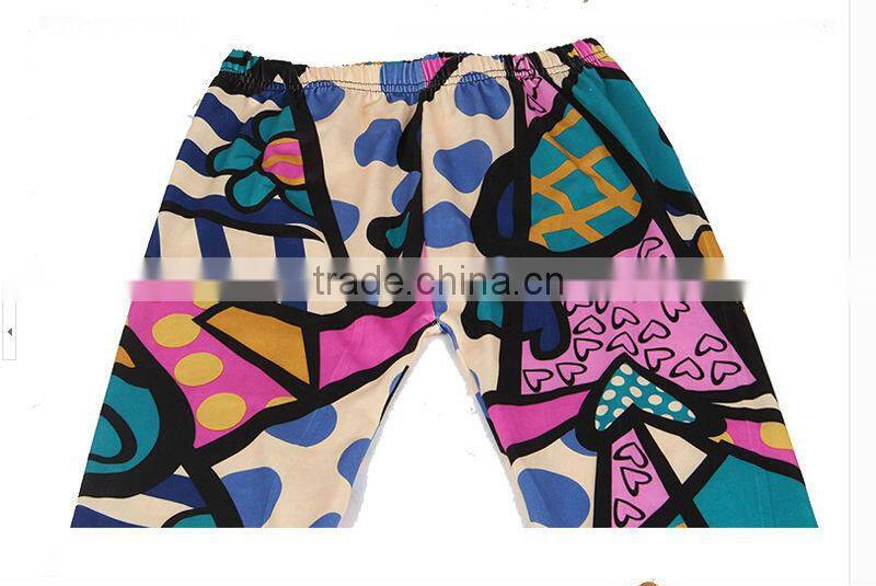 colourful ladies leggings multi color printed leggings