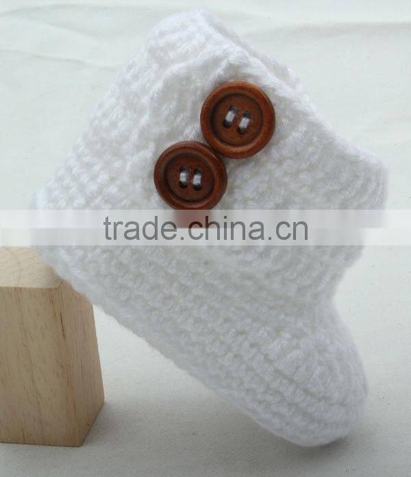 wholesale new fashion girl crochet baby booties