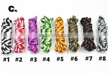 Dark Grey Polyester Yeezy Rope Laces For Runners - Plain Rope Laces Amazon Supplier - Elegant Lace for Ladies