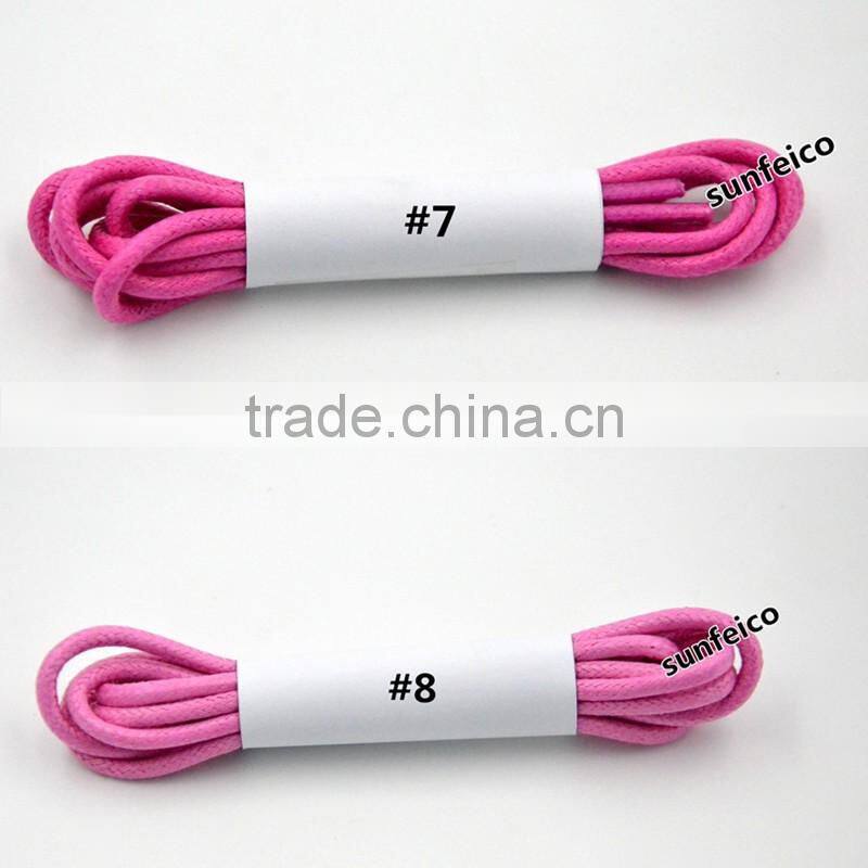 Sky Blue Custom Wax Boot Shoelaces~Waxed Shoelaces~Blue Dress Shoelaces~Cotton Round Shoelaces~Oxford Canvas Sneaker shoelaces