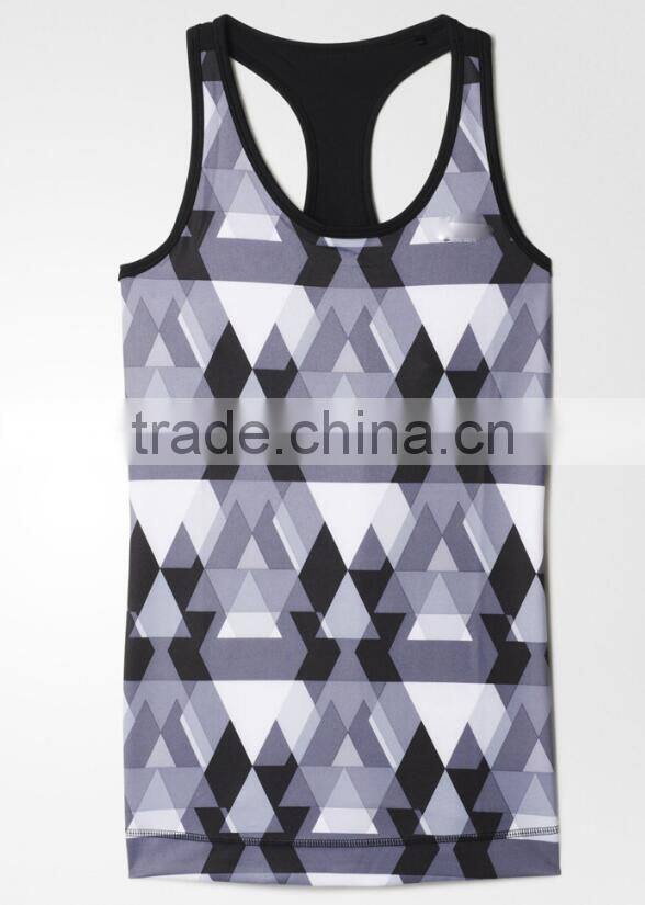 High Quality Body Building Sleevelesss Training Singlet Women Tank Top Yoga