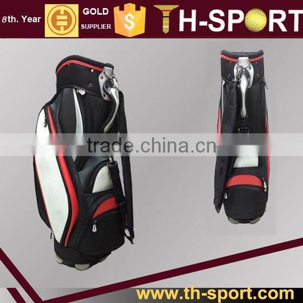 Best quality Custom made PU golf staff bag for sale