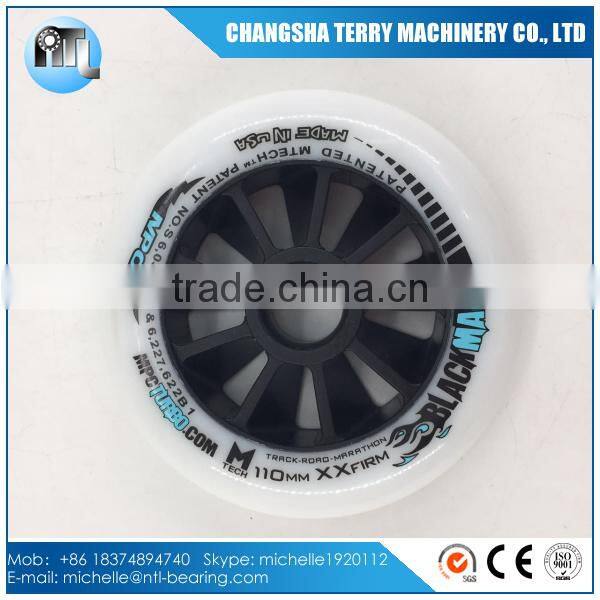 100mm PU ice BLACK MPC skate wheel for inline skate ,skateboard 100x24mm