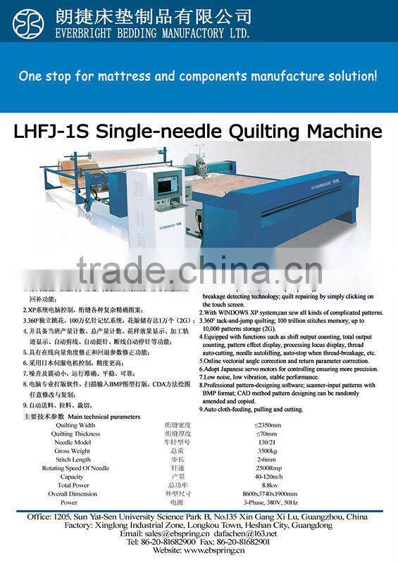 High Performance Multi-needle Quilting Sewing Machine for Mattress