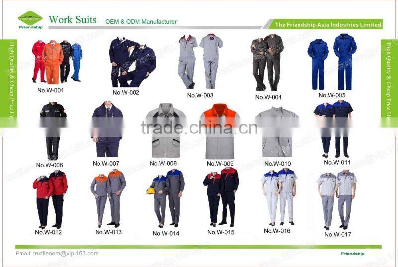 Excellent Tailored And Durable Manufacturers Men Work Unifrom