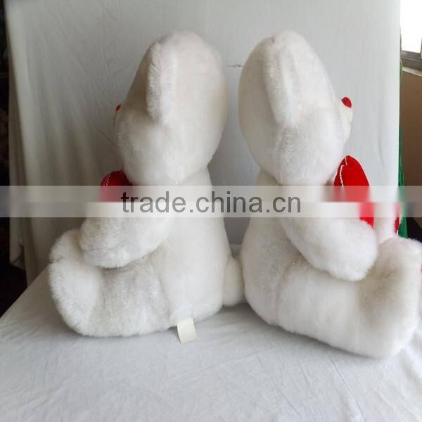 best selling valentines gifts wholesale 30cm plush teddy bears holding heart