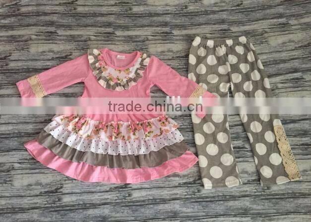 Easter boutique kids clothing remake girl rabbit print outfits spring boutique girl clothing sets