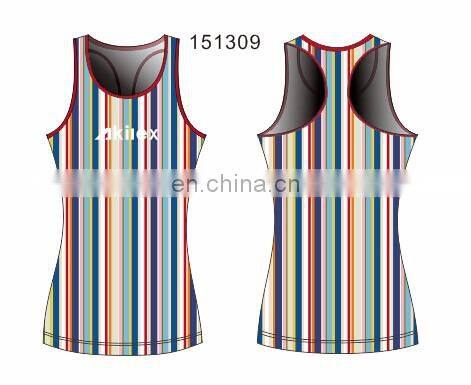2016 Customize dryfit women running vest