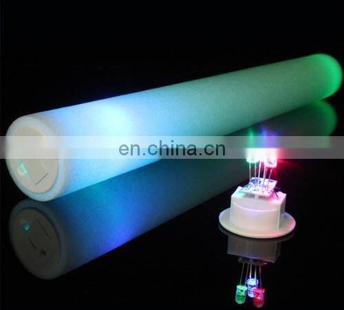 Promotional Logo Pritned Custom Light Up Led Foam Stick Flashing