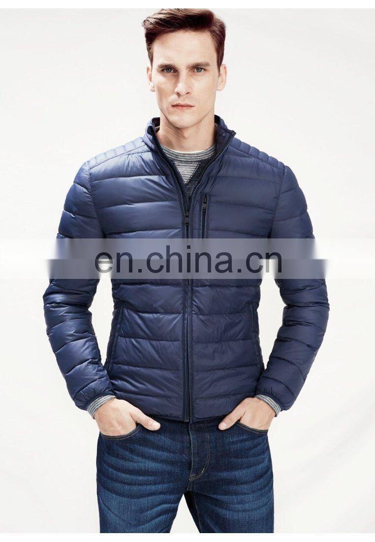 men western 100%polyester wadding coat