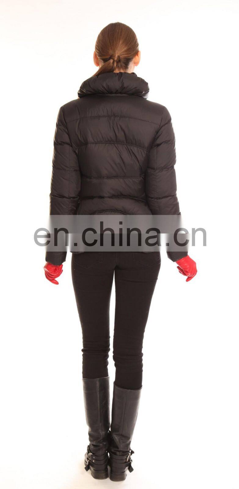 Professional Unique Design Women Down Jacket With Hood
