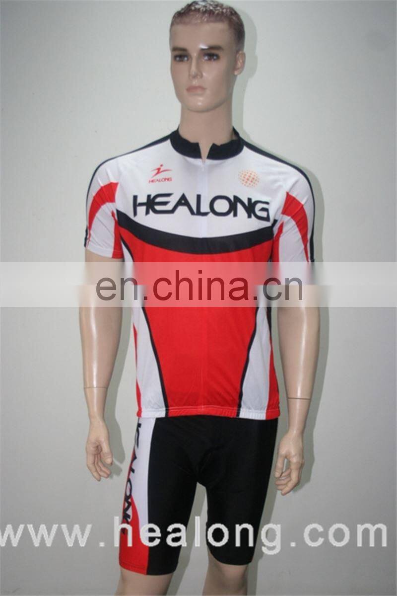 Healong Digital Printing Retro Customized Bicycle Wear