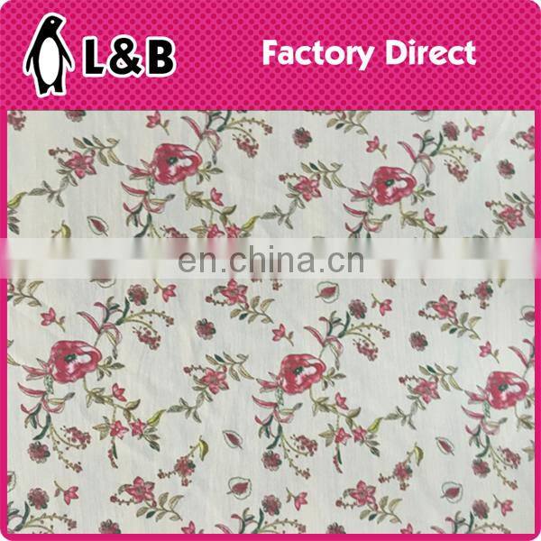 Wholesale popular beautiful digital print polyester fabric/cloth material fabric