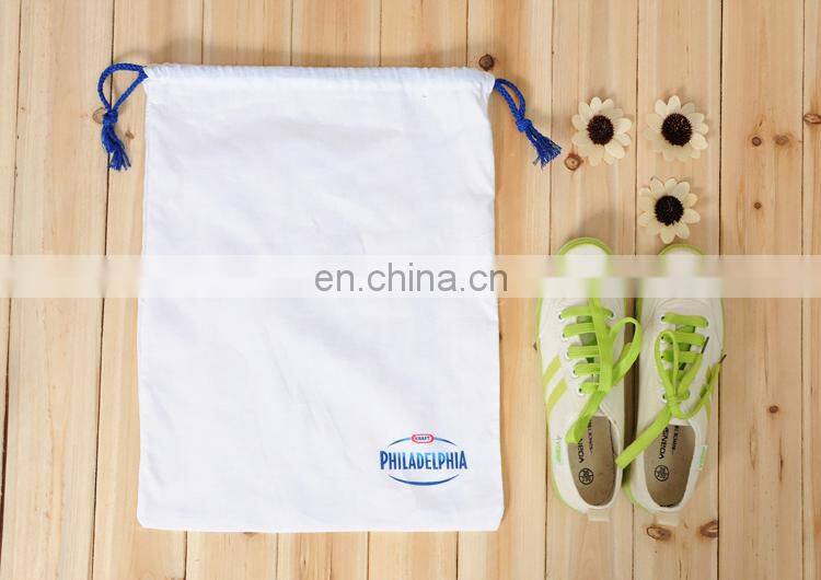 Murah double string drawstring non woven dust bag for shoe